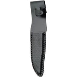 Pakistan Wild Deer Hunter Hunting Knife 9 Inch Satin Blade Full Tang Black Wood Handle Belt Sheath Outdoor Hunters by Pakistan
