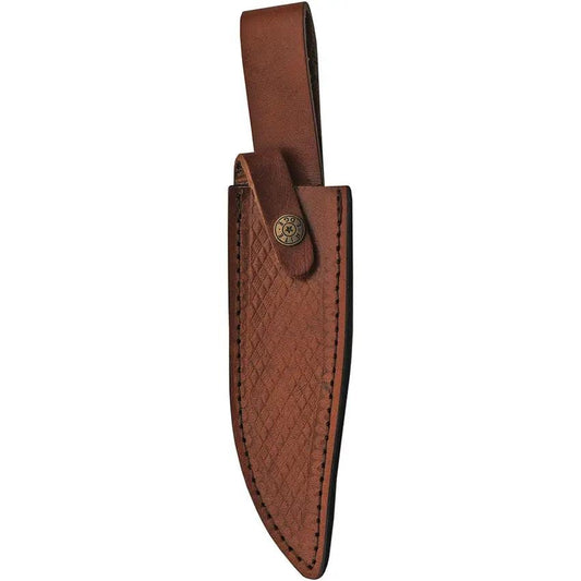 Premium Pakistan Bowie Knife With Wood Handle 11.25In Satin Clip Point Brass Guard Pommel Belt Sheath For Outdoorsmen by Pakistan