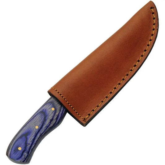 Rite Edge Skinner Opal Wood Knife - 3.5 Inch Satin Stainless Blade With Opal Pakkawood Handle Full Tang by Rite Edge