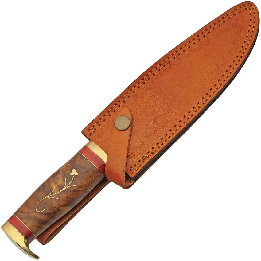 Pakistan Hunter Knife With Durable Brass Wood Handle Full Length 12 Inch Outdoor Knife For Hunters And Collectors by Pakistan