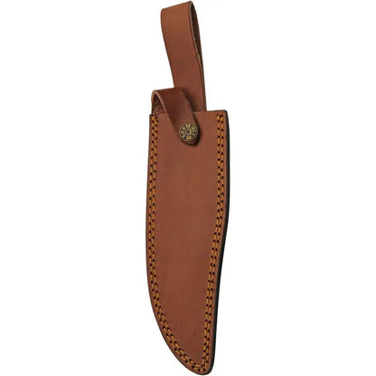 Pakistan Western Sun Hunter Knife Satin Blade With Brass Accents Durable Outdoor EDC For Hunters by Pakistan