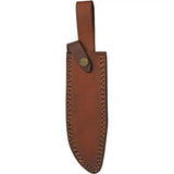 Rugged Leaf Bowie Knife Fixed Blade With Pakkawood Handle And Brass Fittings For Outdoor Enthusiasts And Collectors by Pakistan