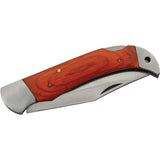 Pakistan Eagle Tail Lockback 203477 Knife 4Inch Satin Blade Orange Pakkawood Handle EDC Outdoor by Pakistan