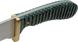 Rite Edge Green Valley Hunter Full Tang Satin 3.75 Inch Stainless Blade With Green Pakkawood Handle by Rite Edge