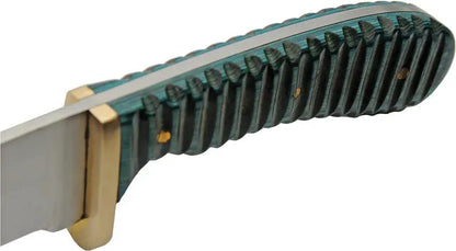 Rite Edge Green Valley Hunter Full Tang Satin 3.75 Inch Stainless Blade With Green Pakkawood Handle by Rite Edge