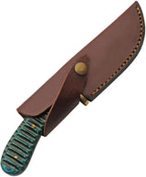 Rite Edge Green Valley Hunter Full Tang Satin 3.75 Inch Stainless Blade With Green Pakkawood Handle by Rite Edge