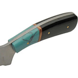 Pakistan Trailing Point Skinner Knife 7in Full-Tang Satin Blade for Hunters and Field Use by Pakistan