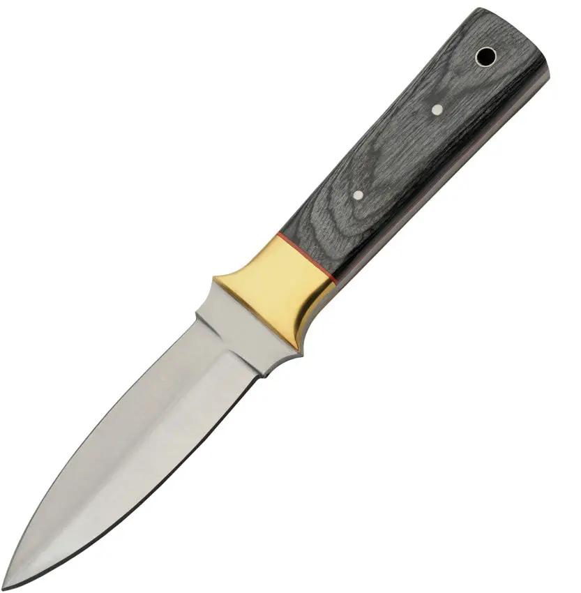 Pakistan Boot Knife Gray 203493 Satin Finish Full Tang Dual Edge Outdoor Knife For Outdoorsmen by Pakistan