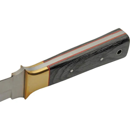 Pakistan Boot Knife Gray 203493 Satin Finish Full Tang Dual Edge Outdoor Knife For Outdoorsmen by Pakistan