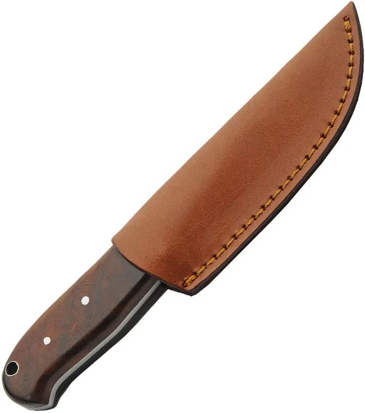 Rite Edge Galley Skinner - Full Tang 3.25 Inch Stainless Blade With Brown Wood Handle by Rite Edge
