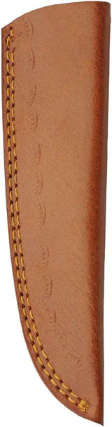 Rite Edge Ivy Skinner Stag - Natural Bone Handle 4.5in Satin Blade Full Tang With Sheath by Rite Edge