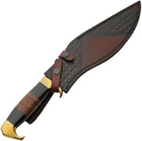 Pakistan Kukri Style Bowie Leather 203528 by Pakistan