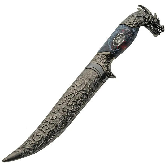 Rite Edge Roaring Dragon Dagger - 12 Inch Overall, 6.5 Inch Stainless Blade With Dragon Pommel by Rite Edge
