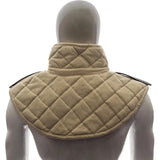 India Made Padded Collar Medieval Garment - Cotton Construction With Leather Strap And Brass Buckle by India Made