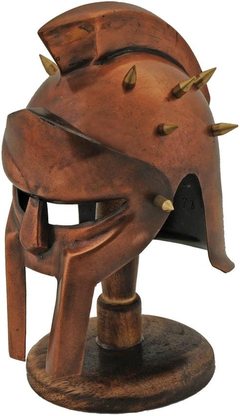 India Made Mini Gladiator Helmet w/ Stand 230975 by India Made