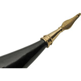 Pakistan Viking Compass Horn Engraved Drinking Horn With Brass Accents For Collectors And Norse History Enthusiasts by Pakistan