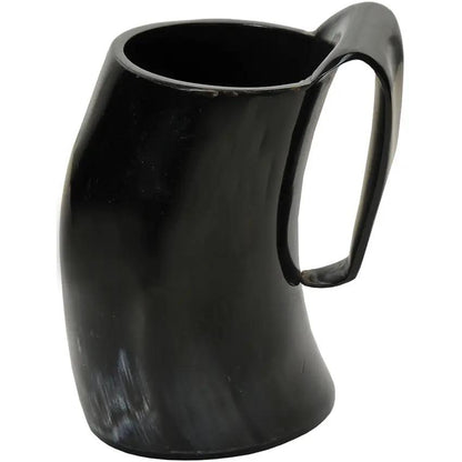 Tankard Fenrir Wolf Horn Etched By Pakistan For Fantasy Collectors And Tabletop Fans by Pakistan