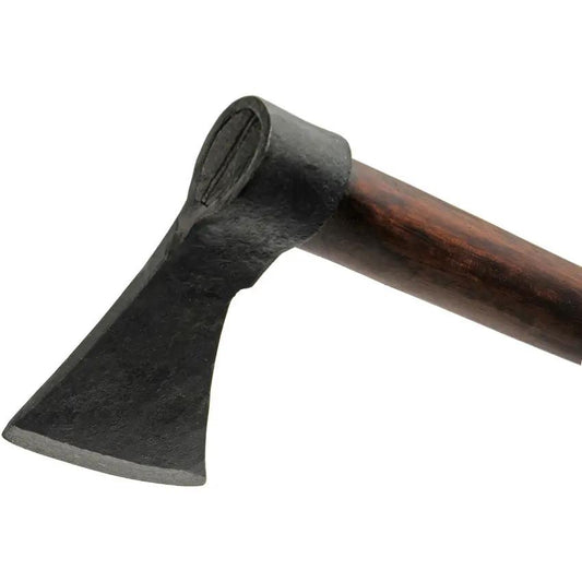 India Made Slavic Trade Axe 16 Inch - Forged High Carbon Stainless Head, 2.75 Inch Cutting Edge, Brown Wood Handle by India Made