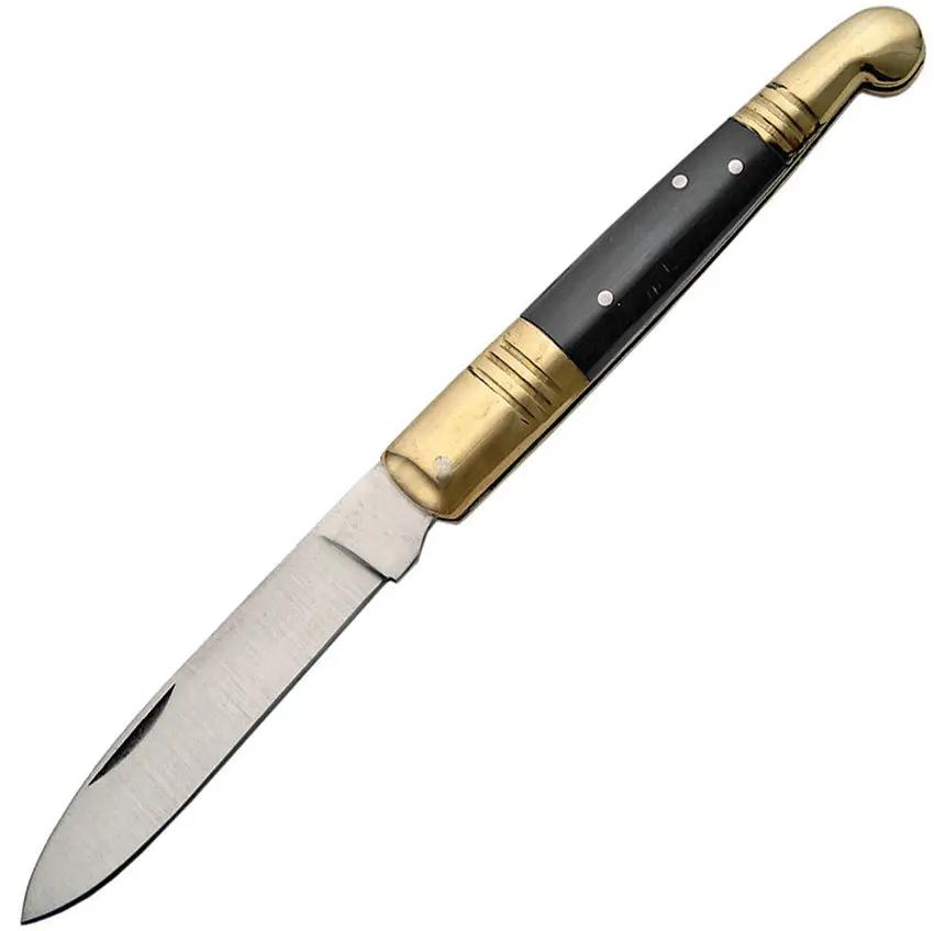 Pakistan Old Fashion Knife Black Durable Stainless Steel Blade for Collectors and EDC Enthusiasts by Pakistan