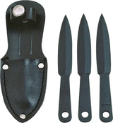 Pakistan Little Arrow Throwing Knives Set High Carbon Steel Balanced Spin Portable Belt Sheath For Recreational Throwers by Pakistan