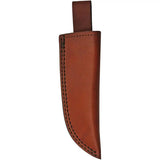 Rite Edge Hunter Wood HS-4424 - Full Tang 4 Inch Carbon Steel Blade With Brown Wood Handle by Rite Edge
