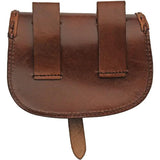 Medieval Belt Bag Pakistan Leather Cosplayers Travelers Durable Top Grain Leather Stitched Detail by Pakistan