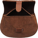 Pakistan Medieval Belt Bag Suede HS-4447 Compact Hands Free Carry For Festivals Cosplayers Travelers by Pakistan