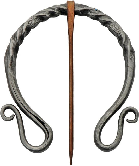 Pakistan Medieval Copper Cloak Pin HS-4461 by Pakistan