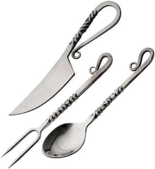 Pakistan Twisted Utensil Set 3PC Mirror HS-4465 by Pakistan