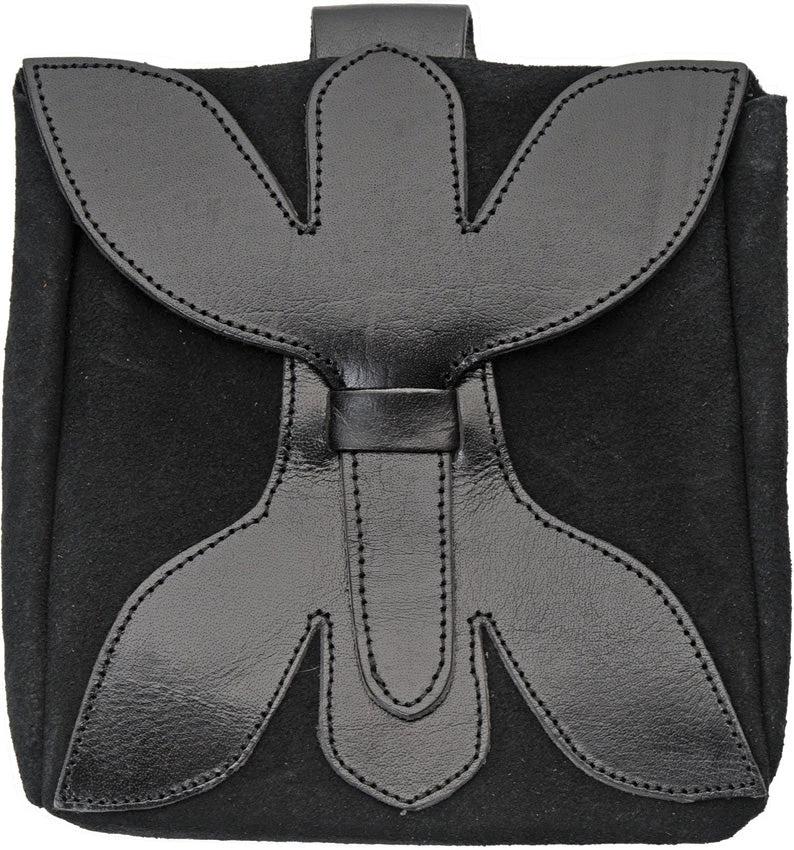 Pakistan Large Medieval Pouch Black HS-4466BK by Pakistan