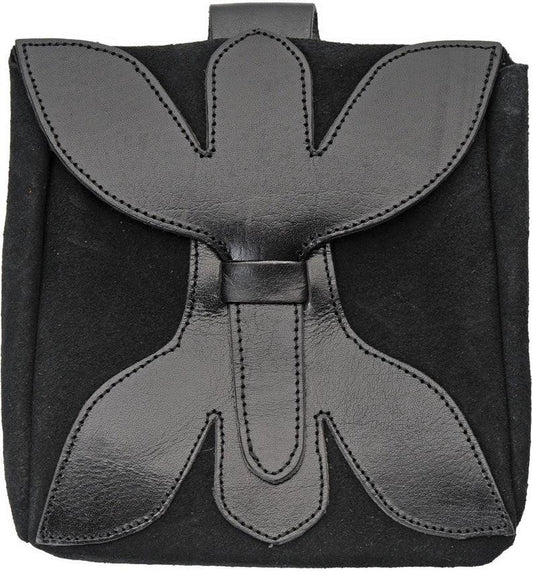 Pakistan Large Medieval Pouch Black HS-4466BK by Pakistan