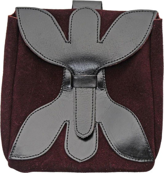 Pakistan Large Medieval Pouch Purple HS-4466PU by Pakistan