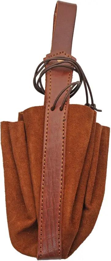 Pakistan Medieval Drawstring Bag Brown HS-4468BR by Pakistan