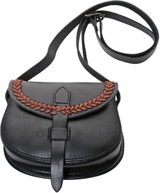 Pakistan Medieval Shoulder Bag Black HS-4469BK by Pakistan