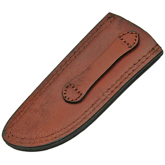 Sheaths Leather Drop Point Knife Sheath Brown Leather Case Fits 8 to 9 Inch Hunting Knife by Sheaths