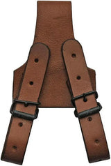 Sheaths Frog 5in Brown Leather Sheath - Adjustable Belt Loops And Durable Leather Construction by Sheaths