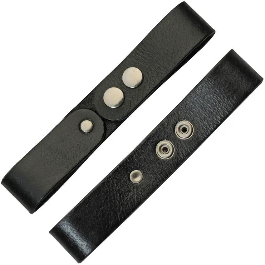 SHE Frog Belt Sword Hanger Leather 7 Inch Black - Premium Belt Mount For Swords by Sheaths
