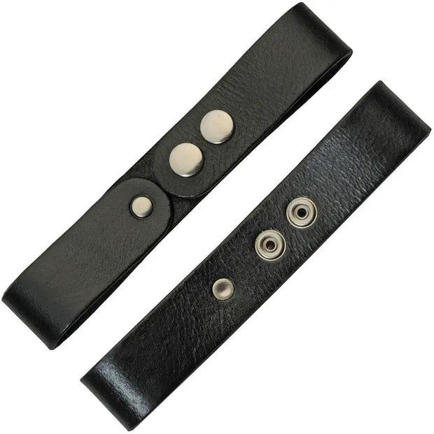 SHE Frog Belt Sword Hanger Leather 7 Inch Black - Premium Belt Mount For Swords by Sheaths