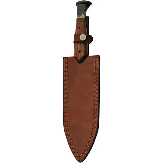 Rite Edge Leaf Hunter - Forged Stainless Blade With Full Tang And Brown Wood Handle by Rite Edge