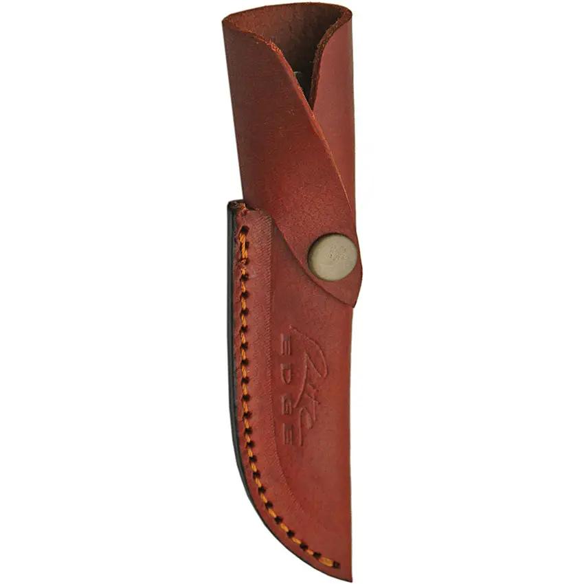 Rite Edge Skinner Brown Bone DH-8012 - Satin Finish Stainless Skinner Blade, Full Tang with Lanyard Hole by Rite Edge