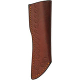 Rite Edge Redtail Stag Hunter DH-8034 - Satin Finish Stainless Blade Red Pakkawood Handle Full Tang by Rite Edge