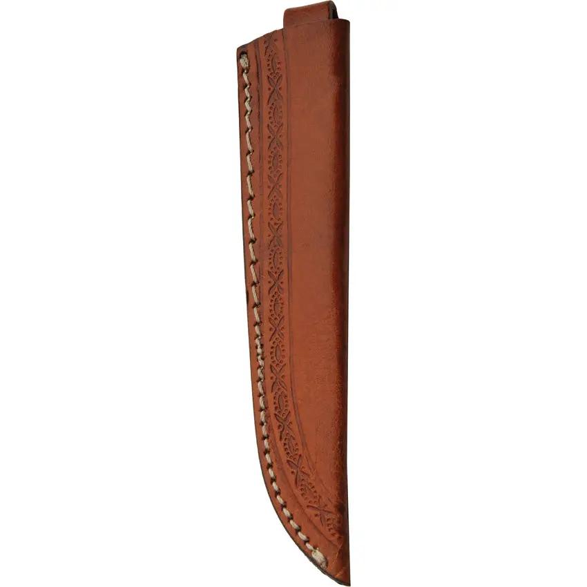 Pakistan Premium Filework Dagger 8.5in Satin Blade Full Tang Wood Handle Brown Leather Belt Sheath for Collectors by Pakistan