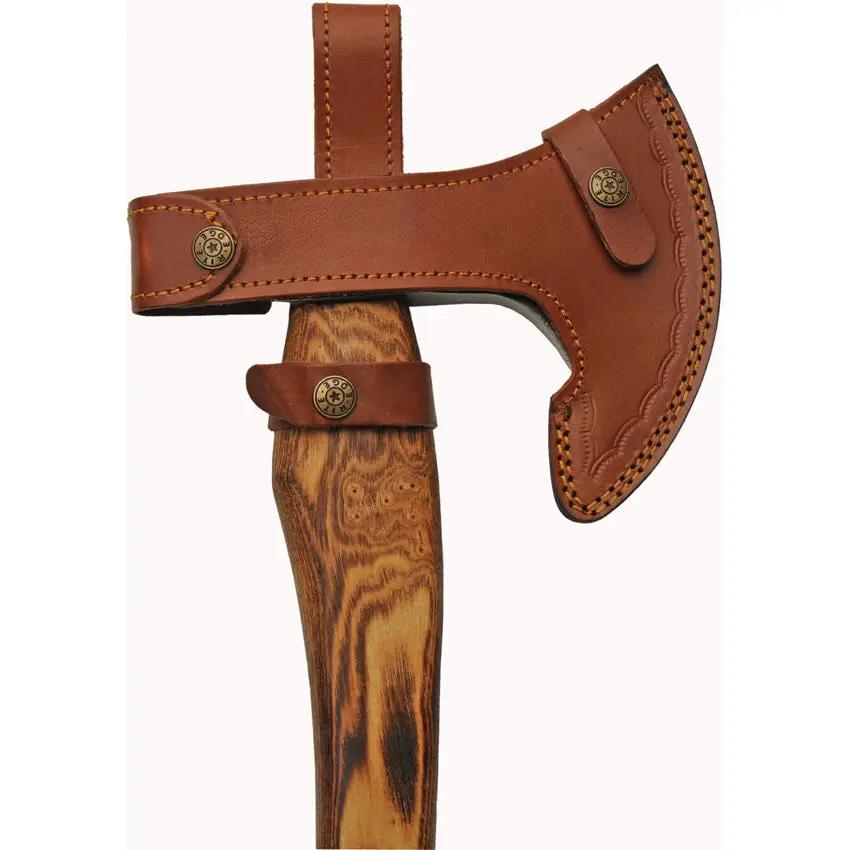Grizzly Hammer Axe 18 Inch Stainless Head With Five And A Half Inch Cutting Edge Burnt Ash Handle For Campers by Pakistan