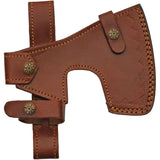 Fallen Forest Axe 882457 With Stainless Head Burnt Ash Handle Celtic Symbols Leather Belt Sheath For Outdoor Enthusiasts by Pakistan