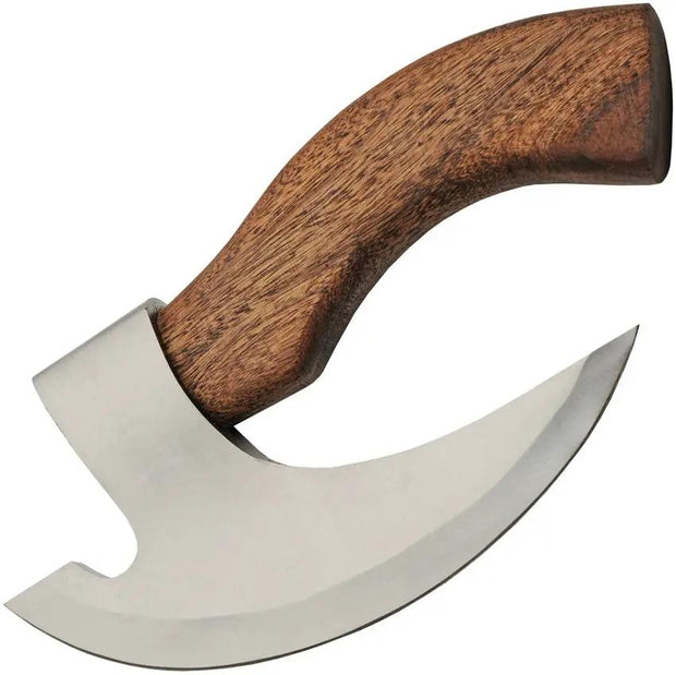 Pakistan Viking Broad Axe 882461 Satin Head Eight Point Five Inch Cutting Edge 11 Inch Woodworkers Belt Sheath by Pakistan