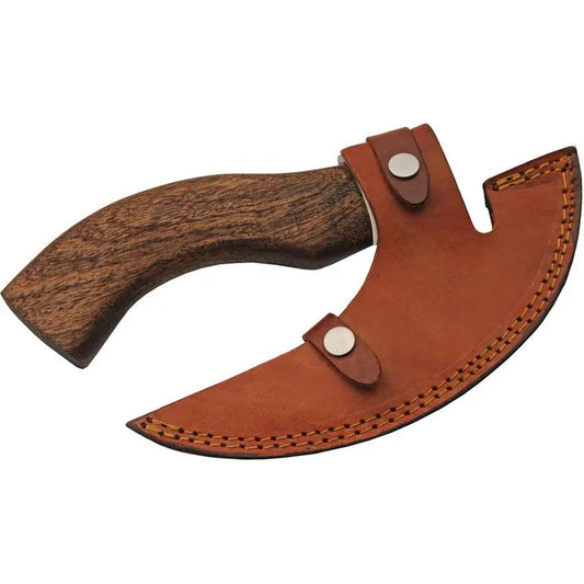 Pakistan Viking Broad Axe 882461 Satin Head Eight Point Five Inch Cutting Edge 11 Inch Woodworkers Belt Sheath by Pakistan