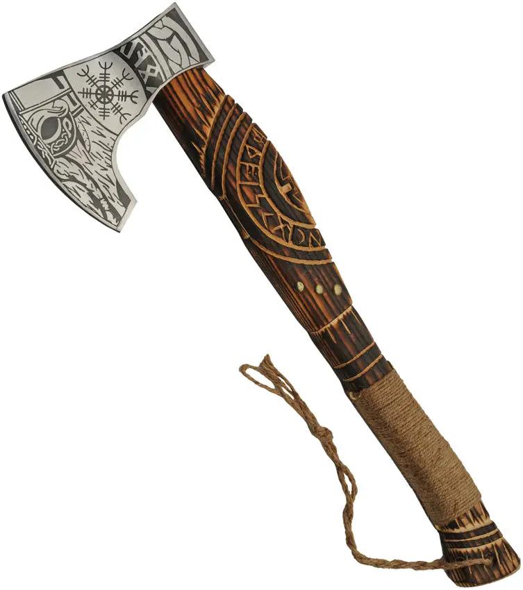 Pakistan Etched Viking Axe 882469 by Pakistan