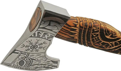 Pakistan Etched Viking Axe 882469 by Pakistan