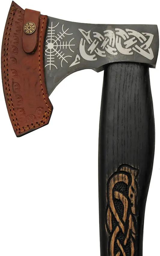 Rite Edge Helm Of Awe Axe - 23in Overall With Black Finish Stainless Head And 5in Cutting Edge by Rite Edge
