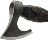 Rite Edge Ragnarok Bearded Axe - Dragon Carved Ash Handle With Forged Head For Durable Outdoor Cutting by Rite Edge